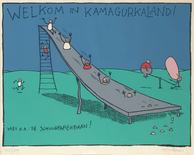 Kamagurka, De schuurpapierbaan